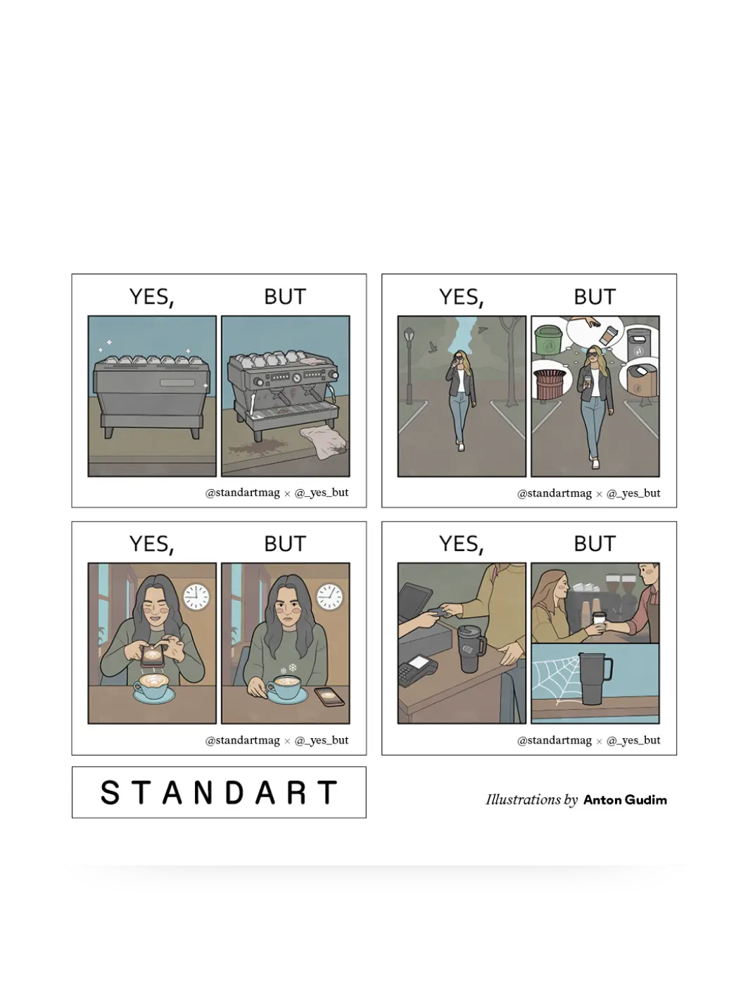 (GIFT) YES, BUT x STANDART Stickers