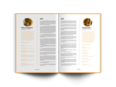 Interviews in Standart magazine with Hillary Mugasitsi (2019 Kenyan Barista Champion) and Martha Grill (2019 Brazilian Barista Champion)