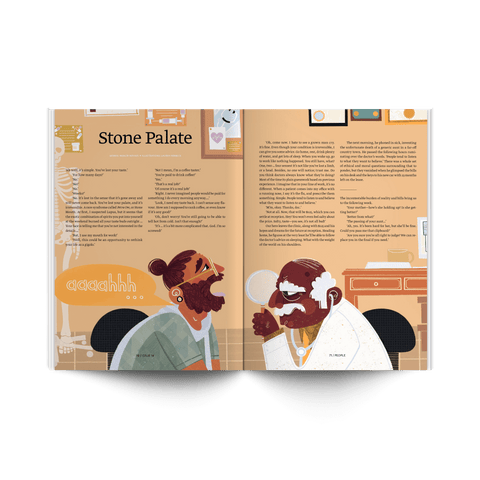 Story in Standart magazine about what happens to a coffee competition head judge when he loses his taste? Words by Moacir Novaes and illustrations by Lauren Rebbeck
