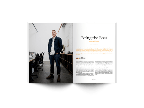 Interview in Standart magazine with Tim Williams of Bureaux Collective and World AerorPress Championship.