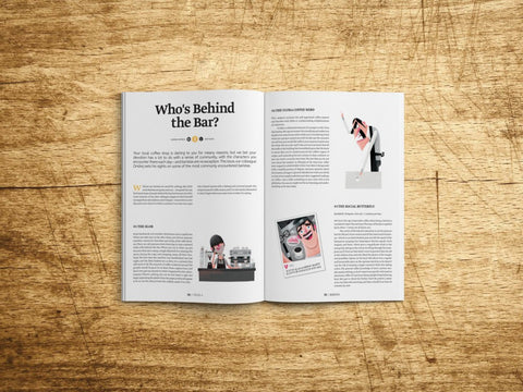 An article in Standart magazine about the types of barista you might find in a coffee shop