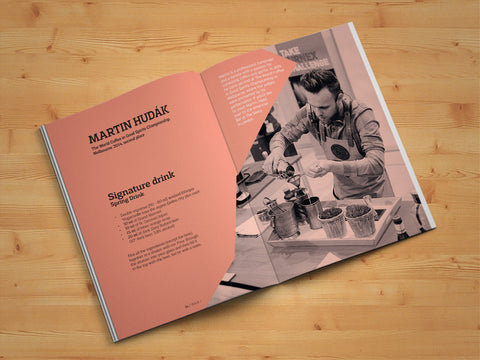 Recipe in Standart magazine from Martin Hudak, 2nd place finisher n the Coffee in Good Spirits Championship