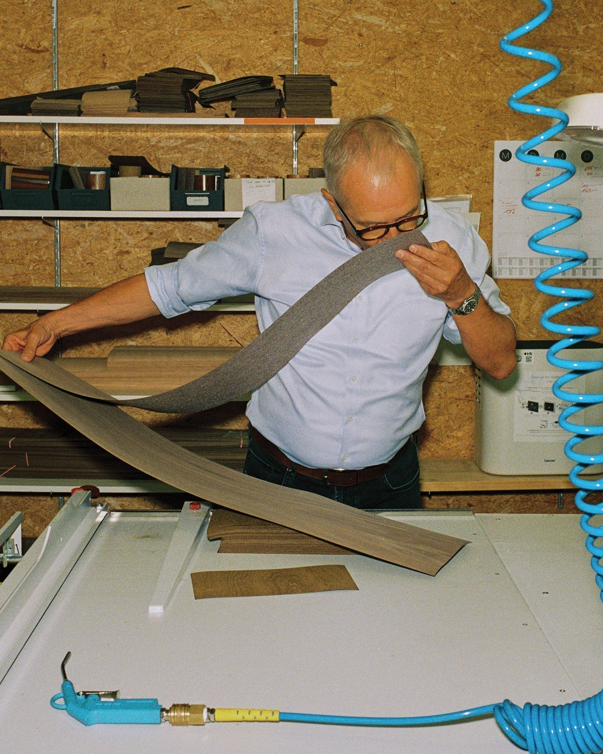Bernd Braune in the Comandante workshop
