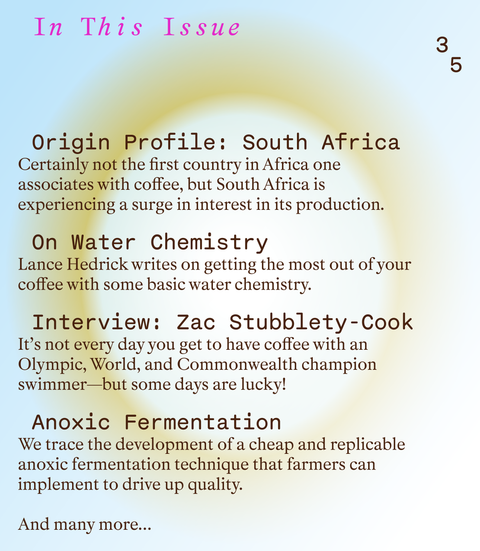 Issue 35: Ripples, Reflections & Coffee