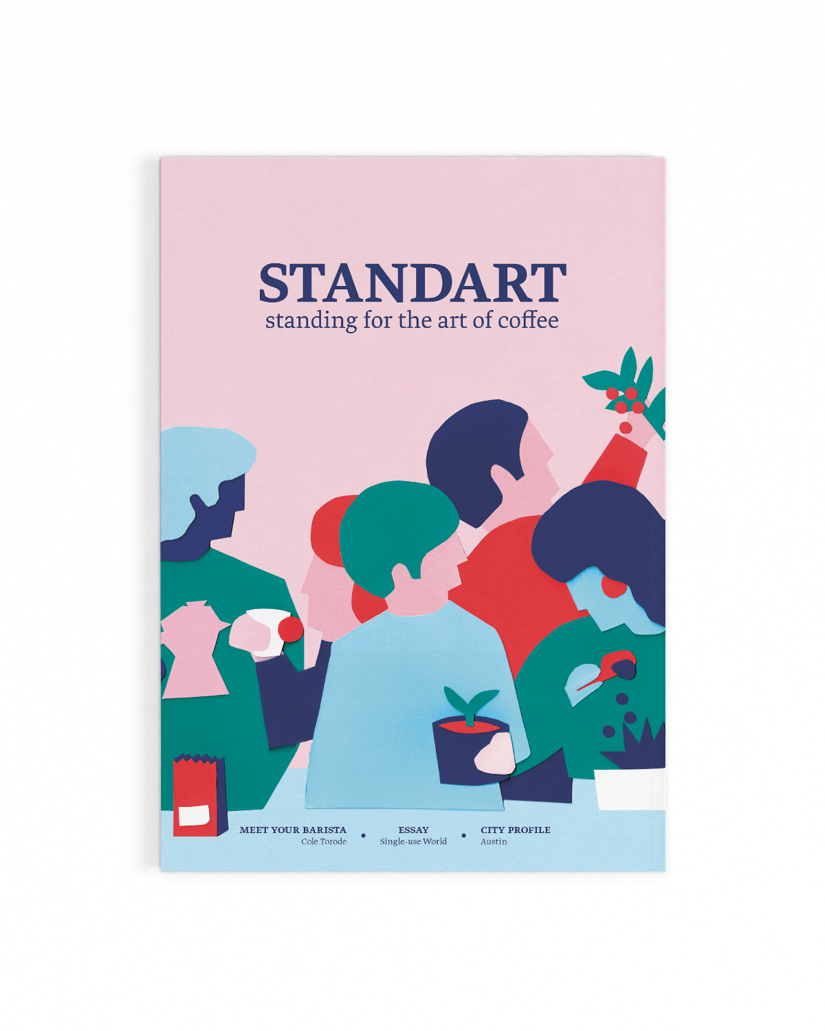 Cover of Standart magazine issue 16. Voted best coffee magazine by sprudge.com readers in the sprudgie awards.