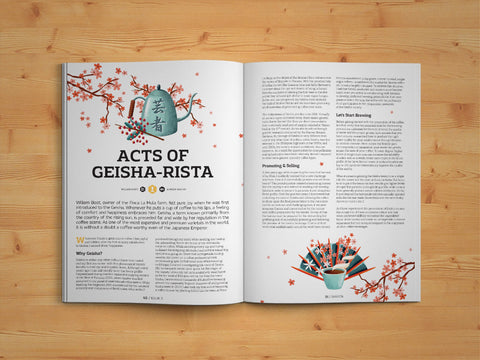 An article about Geisha coffee by William Boot of Finca La Mula farm, in Standart magazine